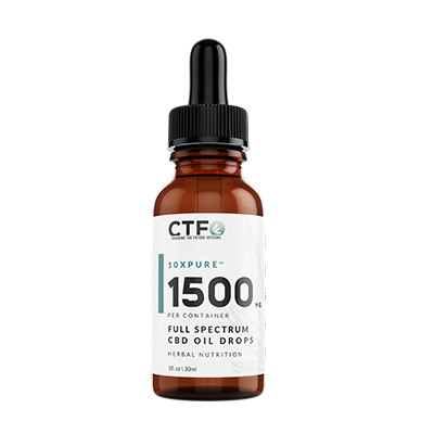 10xPURE™ Full Spectrum CBD Oil Drops – 1500mg