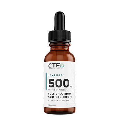 10xPURE™ Full Spectrum CBD Oil Drops – 500mg