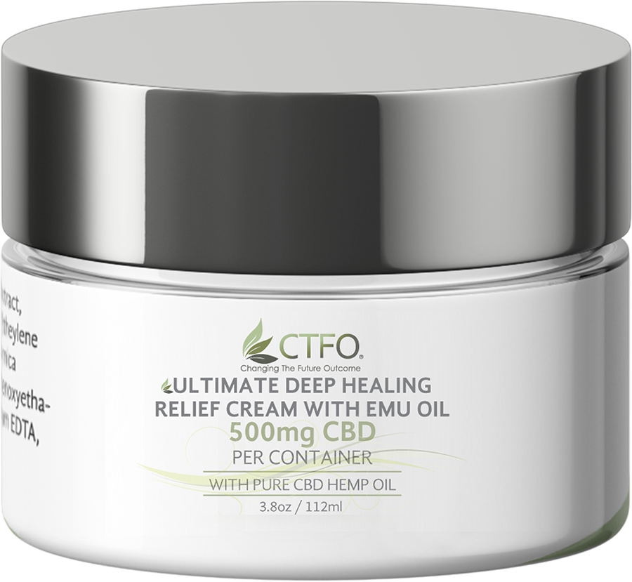 500mg CBD Ultimate Deep Healing Relief Cream with Emu Oil