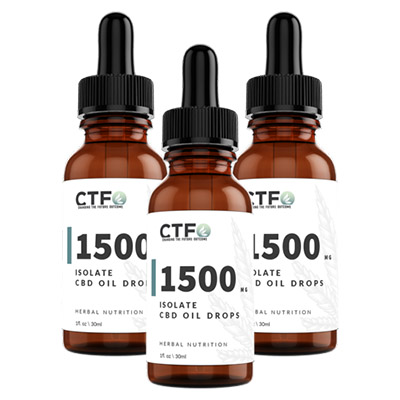 Isolate CBD Oil Drops 1500mg - 3 Pack