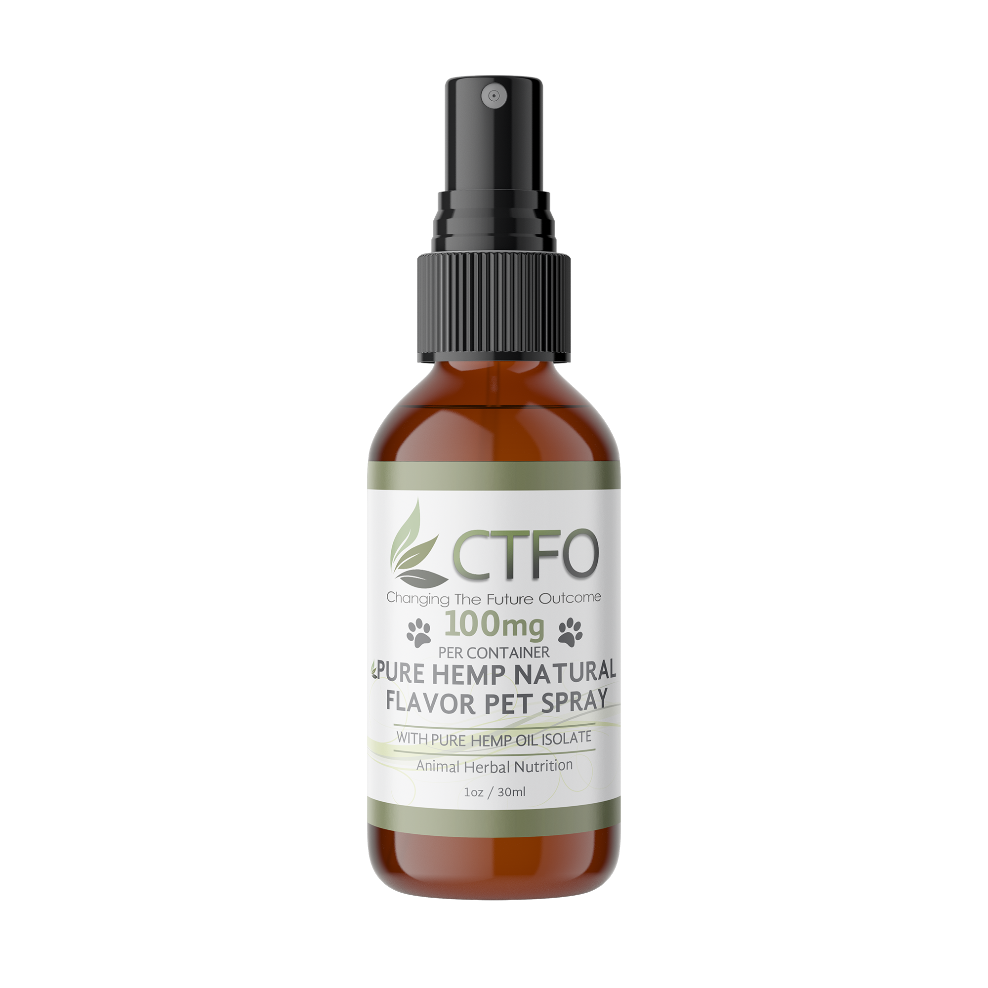 Pure Hemp Natural Flavor Pet Spray - 100mg